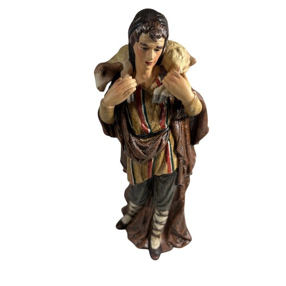 Grandeur Noel Porcelain Nativity Scene O’Well REPLACEMENT Shepherd ONLY 10 1/4” - Picture 3 of 14